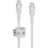 Belkin USB-C to USB-C Braided Silicone 1m White (CAB011BT1MWH) - зображення 2