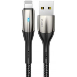   Baseus Horizontal Data Cable USB for Lightning 2m Black (CALSP-C01)