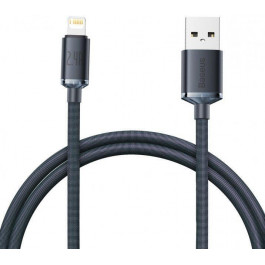   Baseus Crystal Shine Series Fast Charging Data Cable USB to Lightning 2m Black (CAJY000101)