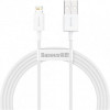 Baseus Superior Fast Charging USB to Lightning 1.5m White (CALYS-B02) - зображення 1