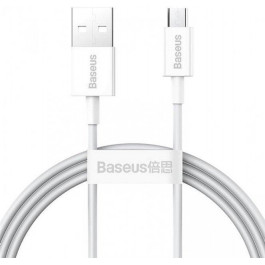   Baseus Superior Series Fast Charging USB to Micro USB 2m White (CAMYS-A02)