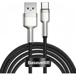   Baseus Cafule Metal Data Cable USB to Type-C 66W 2m Black (CAKF000201)