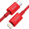 Baseus USB-C to Lightning 20W PD 1m Superior Fast Charging Data Red (CATLYS-A09) - зображення 3