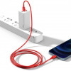 Baseus USB-C to Lightning 20W PD 1m Superior Fast Charging Data Red (CATLYS-A09) - зображення 4