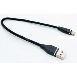   DENGOS USB Type-A - USB Type-C 0.25m Black (NTK-TC-SHRT-BLACK)