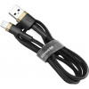 Baseus Cafule Cable USB to lightning 3m Black/Gold (CALKLF-RV1) - зображення 4