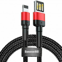   Baseus cafule Cable USB For iP 2A 3m Red+Black (CALKLF-R91)