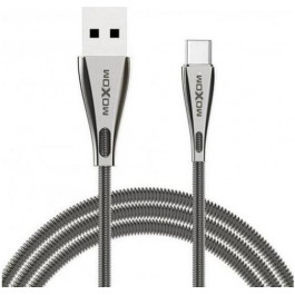   MOXOM USB-A - USB Type C 1m Silver (CC-31)