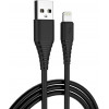 ColorWay USB/Apple Lightning Black 1m (CW-CBUL024-BK) - зображення 1