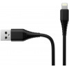 ColorWay USB/Apple Lightning Black 1m (CW-CBUL024-BK) - зображення 3