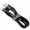 Baseus Cafule Cable USB For Micro 2.4A 0.5M Gray+Black (CAMKLF-AG1) - зображення 2