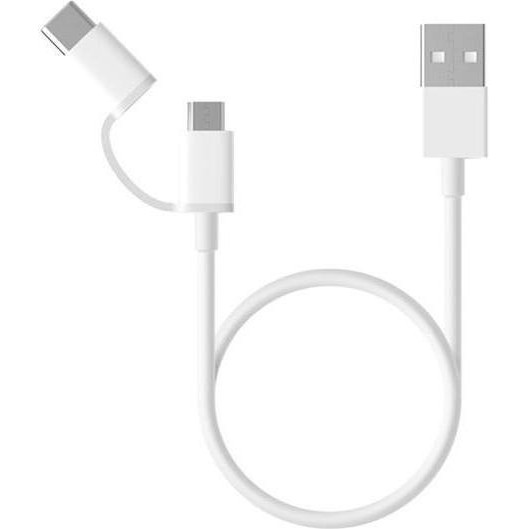 Xiaomi Mi 2-in-1 USB Cable Micro USB to Type C 100cm (SJV4082TY) - зображення 1