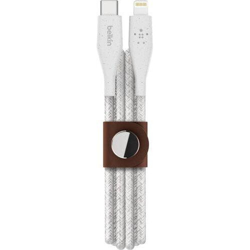 Belkin DuraTek Plus USB-C-Lightning White 1.2m (F8J243BT04-WHT) - зображення 1