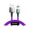 Baseus Zinc Magnetic Cable USB For iP 1.5A 2m Purple (CALXC-B05) - зображення 1