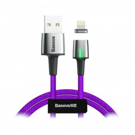   Baseus Zinc Magnetic Cable USB For iP 1.5A 2m Purple (CALXC-B05)