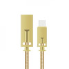 Wesdar T18 microUSB 1m metal Gold - зображення 1