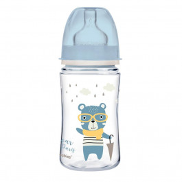   Canpol babies Бутылочка антиколиковая 240 мл PP Easystart Bonjour Paris синяя (35/232_blu)