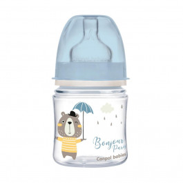   Canpol babies Бутылочка антиколиковая 120 мл PP Easystart Bonjour Paris синяя (35/231_blu)