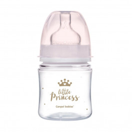   Canpol babies Бутылочка антиколиковая 120 мл PP Easystart Royal baby розовая (35/233_pin)