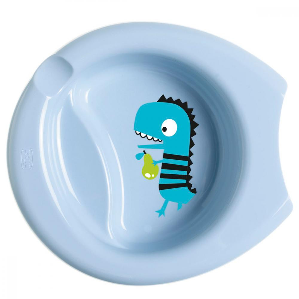 Chicco Тарелка Easy Feeding Plate, 6m+, голубой (16001.20) - зображення 1