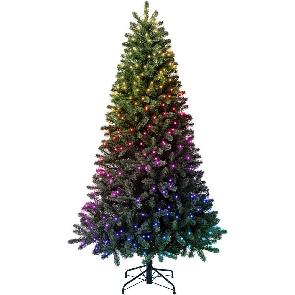 Twinkly Smart LED Pre-lit Tree 2.10m Regal Tree, 435 RGB+W LED, Green wire, Plug Type C (TG70P4425P01) - зображення 1