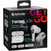 Defender Twins 636 WhiteTWS Pro Bluetooth (63636) - зображення 5