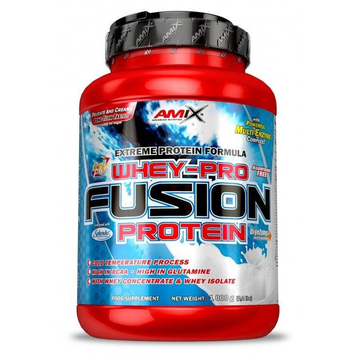 Amix Whey-Pro FUSION pwd. 1000 g /28 servings/ Banana - зображення 1