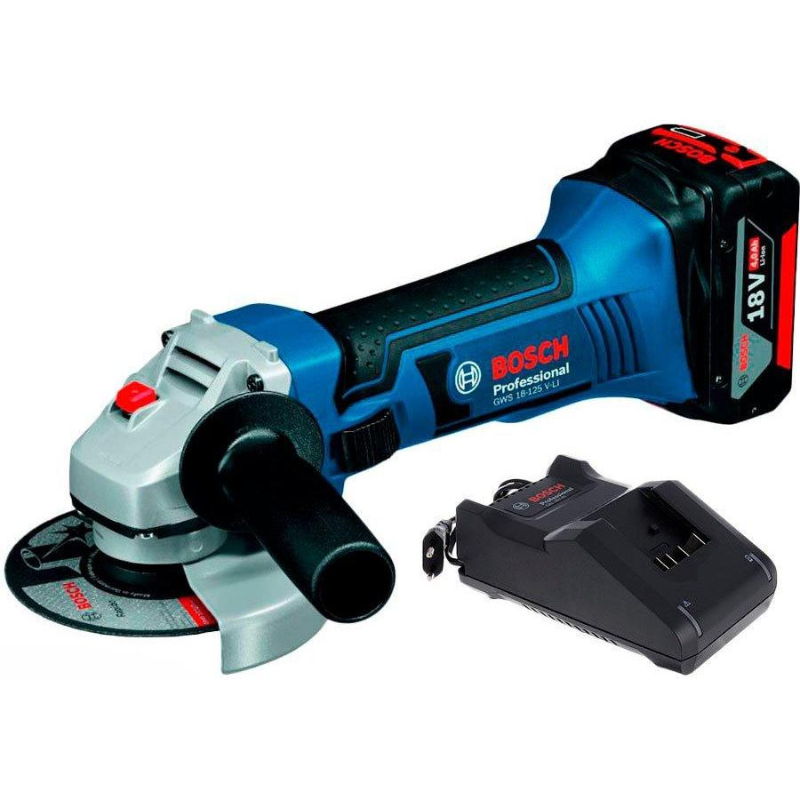 Bosch GWS 18-125 V-LI (0615990L6G) - зображення 1