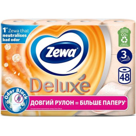   Zewa Туалетний папір  Deluxe персик тришаровий 48 шт. (7322542193198)