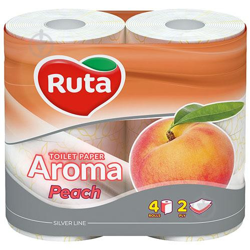 Ruta Туалетная бумага  Peach Aroma двухслойная 4 шт. () - зображення 1