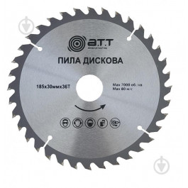   A.T.T. Пиляльний диск 185x30x1.7 Z36