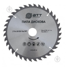   A.T.T. Пиляльний диск A.T.T. 210x30x2.2 Z36 3610018