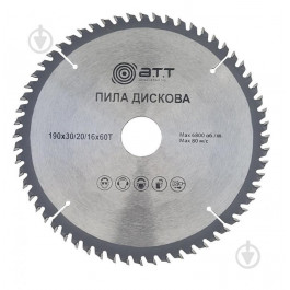   A.T.T. Пильный диск 190x30x1.7 Z60