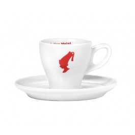   Julius Meinl Чашка з блюдцем Меланж  120 мл біла (3949323)