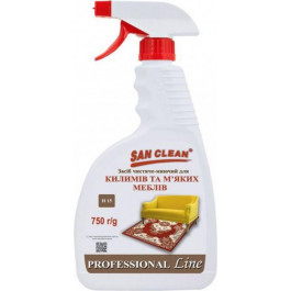   Сан Клин Средство SAN CLEAN PROF Line для ковров и мягкой мебели 0,75 л (4820003544259)