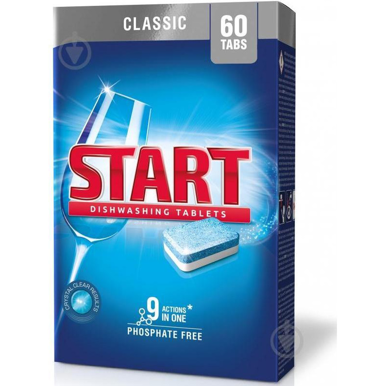 Start Таблетки для посудомоечной машины Classic 60 шт (4820207100046) - зображення 1