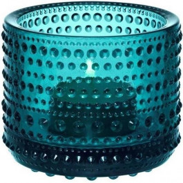   Iittala Подсвечник Sea blue 64мм Kastehelmi (44174)