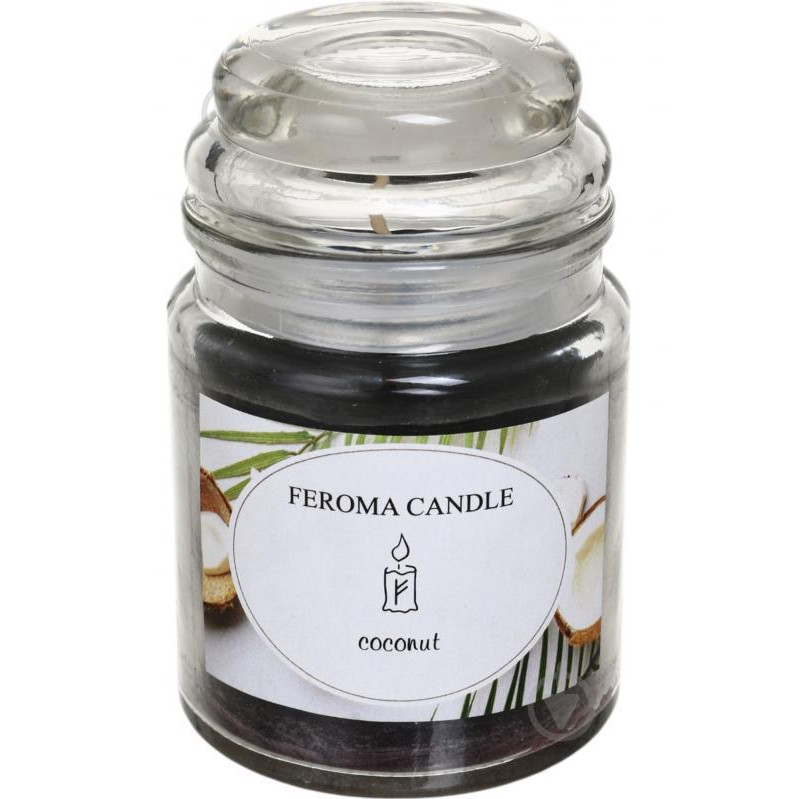 Feroma Candle Свічка в банку Coconut (4820211050047) - зображення 1