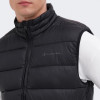 Champion Чорна чоловіча куртка-жилет  polyfilled vest cha220343-NBK/DAG XXL - зображення 4