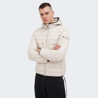 Champion Бежева чоловіча куртка  hooded jacket cha220340-SVL/NBK L - зображення 1