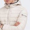 Champion Бежева чоловіча куртка  hooded jacket cha220340-SVL/NBK L - зображення 4