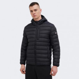   Champion Чорна чоловіча куртка  hooded jacket cha220340-NBK/NBK XL