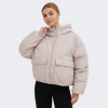 Converse Пудрова жіноча куртка  SYNTHETIC SHORT PUFFER con10026803-251 XS - зображення 1