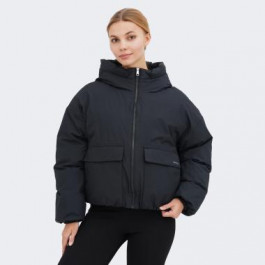 Converse Чорна жіноча куртка  SYNTHETIC SHORT PUFFER con10026803-001 XS