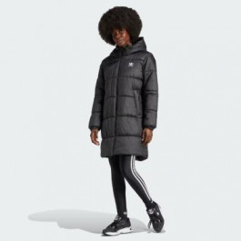   Adidas Чорна жіноча куртка  LONG PUFFER IW5858 XS