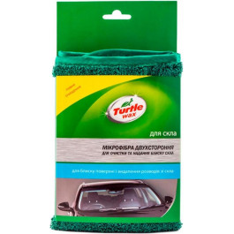   Turtle Wax Мікрофібра двостороння для очищення та полірування скла 420 х 380 мм  1 шт (5018857002691)