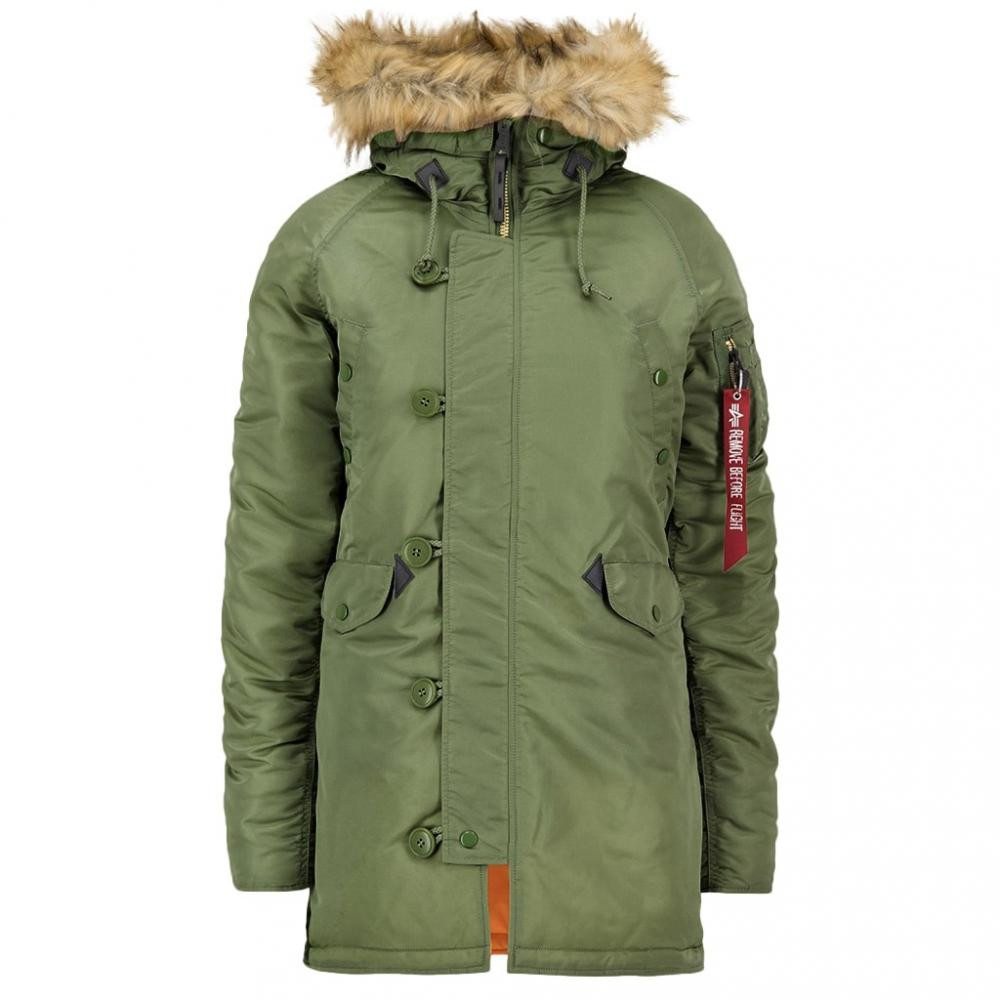 Alpha Industries Жіноча куртка  N3B VF 59 - Sage Green XS - зображення 1