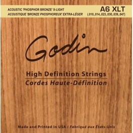   Godin 008988 A6 XLT Strings Acoustic Guitar XLT Phos Bronze