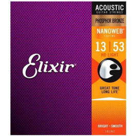   Elixir PB NW HDL Nanoweb Phosphor Bronze HD Light 13-53 (16182)