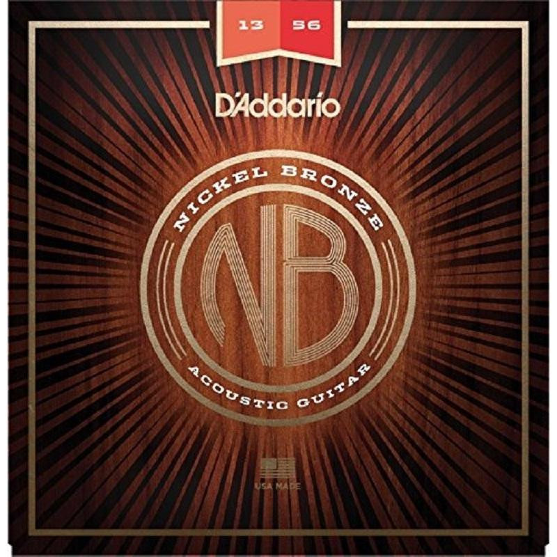 D'Addario NB1356 NICKEL BRONZE MEDIUM 13-56 - зображення 1